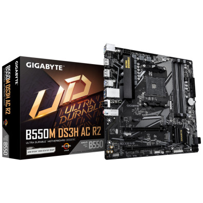 Placa Base GIGABYTE B550M DS3H AC R2