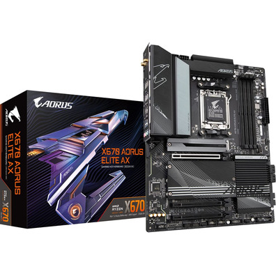 Placa Base Gigabyte X670 Aorus Elite AX AM5