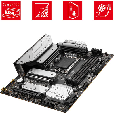 Placa Base MSI 1700 MAG B660M Mortar Wifi DDR4