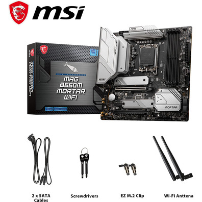 Placa Base MSI 1700 MAG B660M Mortar Wifi DDR4