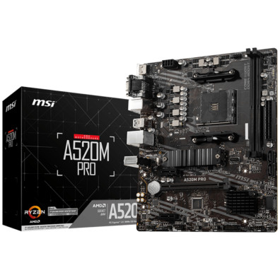 Placa Base MSI A520M PRO Socket AM4