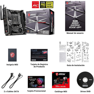 Placa Base MSI B550 Gaming Plus AM4