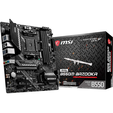 Placa Base MSI MAG B550M Bazooka AM4