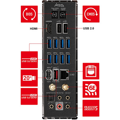 Placa Base MSI MEG Z590 Unify 1200