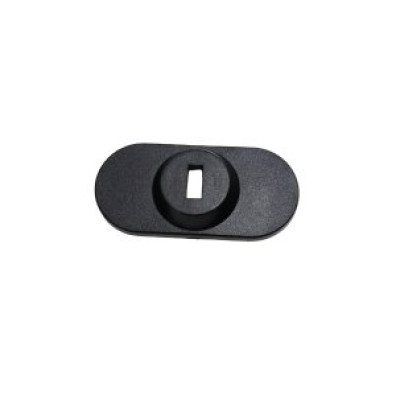 Placa de Seguridad Adhesiva 3M Conceptronic LBA02 Negro con Ranura para Cable