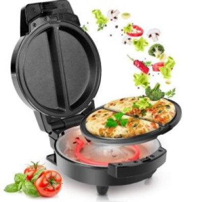 Placa para Tortillas Duronic OM60 600W - 2 Tortillas a la Vez - Placas Extraíbles