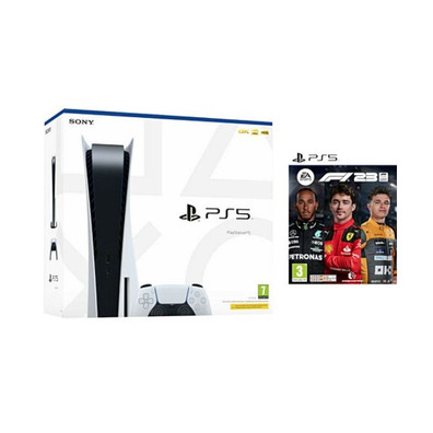 Playstation 5 con lector + DualSense + F1 2023