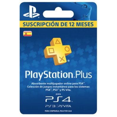 PLAYSTATION PLUS SUSCRIPCION DE 12 MESES (PS4/PS3/PS VITA)