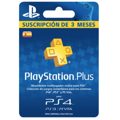 PLAYSTATION PLUS SUSCRIPCION DE 3 MESES (PS4/PS3/PS VITA)