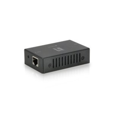 POE EXTENDER LEVEL ONE POR-0101 - Extiende Red 1 Puerto 100m PoE+