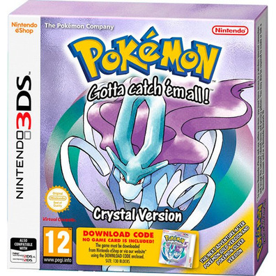 Pokemon Crystal  3DS (codigo descarga)