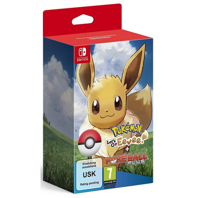 Nintendo Switch Pokemon Let's Go Eevee! + Poke Ball Plus