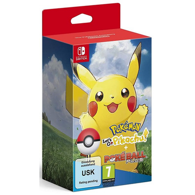 Nintendo Switch Pokemon Let's Go Pikachu ! + Poke ball Plus