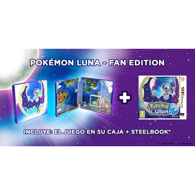 Pokemon Luna + Steelcase 3DS
