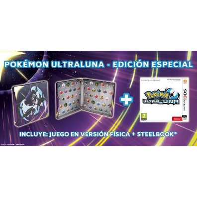 Pokemon Ultraluna Edicion especial Steelbook 3DS