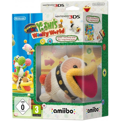 Poochy and yoshi's woolly world + Amiibo Poochy 3DS