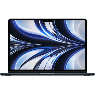 Portátil Apple Macbook Air 13 MBA 2022 Midnight M2/16GB/256GB/GPU 8C/13.6''