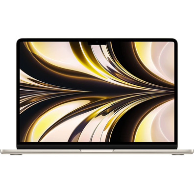 Portátil Apple Macbook Air 134 MBA 2022 M2/8GB/512GB/GPU10C/13.6'' Starlight