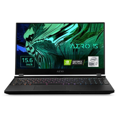 Portátil Gigabyte Aero 15 OLED KC-8ES5130SP i7/16GB/512GB SSD/RTX3060/15.6''/W10