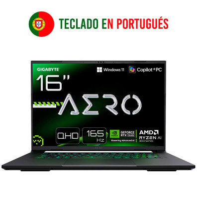 Gigabyte Aero X16 1vh93ptc94ah Amd Ryzen Ai 7 350/16gb/1tb Ssd/rtx 5060/16" (pt)