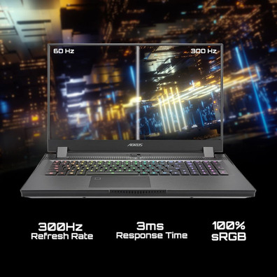 Portátil Gigabyte Aorus 17G XC-8ES6430SH i7/32GB/512GB/RTX3070/17.3''