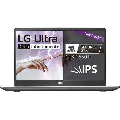 Portátil LG Ultra 15U70P-J.AP78B i7/16GB/512GB SSD/GeForce GTX1650TI/16"/Win10 Pro