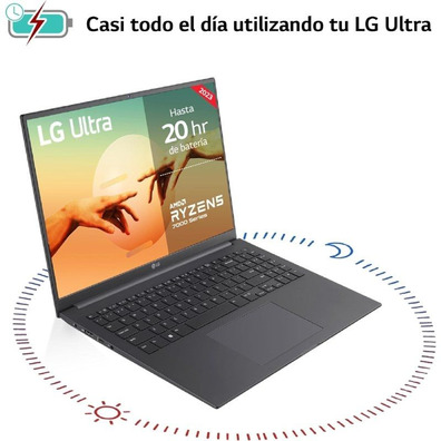 Portátil LG Ultra 16U70R-G.AP56B Ryzen 5 7530U/ 8GB/ 512GB SSD