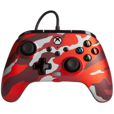 Power A Enhanced Wired Controller Metallic Camo Red (Xbox One/Xbox Series X/S)