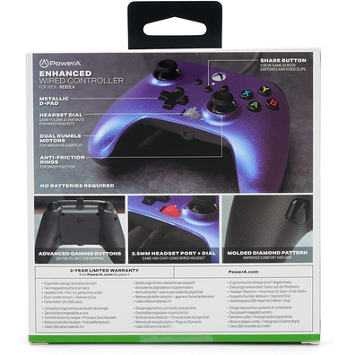 Power A Enhanced Wired Controller Nebula (Xbox One/Xbox Series X/S)