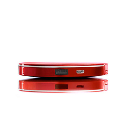 Espejo de Bolso Power Bank 3000mAh Rojo