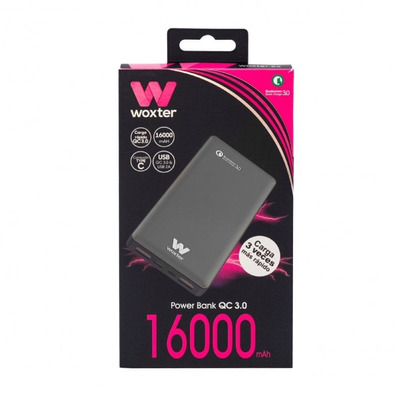 Powerbank 16000mAh Woxter QC 16000 Negra