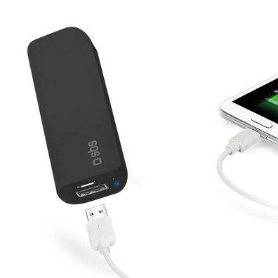 Powerbank 3000 mAh Negro SBS