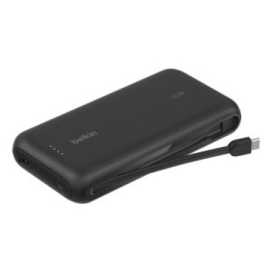 POWERBANK BELKIN 20000 mAH NEGRO CON CABLE USB-C INTEGRADO 1xUSB-C 1xUSB-A 30W