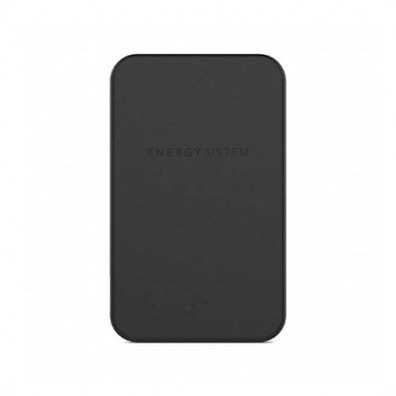 Powerbank Energy System 5000 mAh con cable integrado Negro