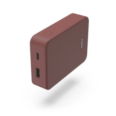 Powerbank Hama Color 10 Rojo 10000mAh USB-C USB-A