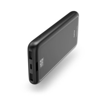 POWERBANK Hama Performance 10 10000 mAh 2xUSB-A 1xUSB-C Indicador de Carga Color Antracita