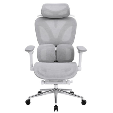 Powerbasic Silla de Oficina Ergonómica Beja Gris