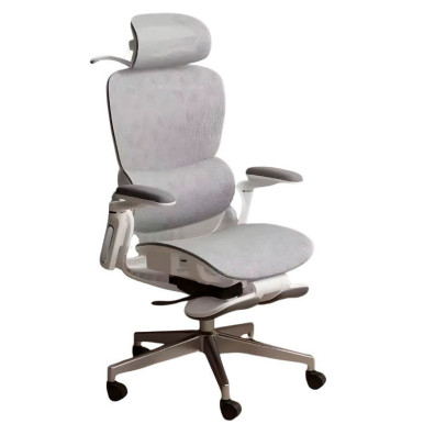 Powerbasic Silla Ergonómica Gris Elvas