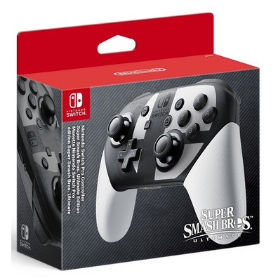 Switch Pro Controller + cable Usb Super Smash Bros Ultimed Edition