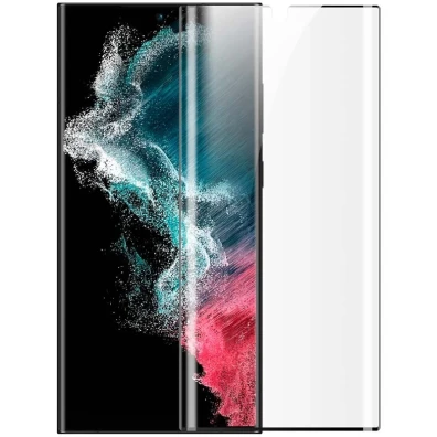 Protector de Cristal Templado Samsung Galaxy S23 Ultra Full Screen 3D by CROCOCASE