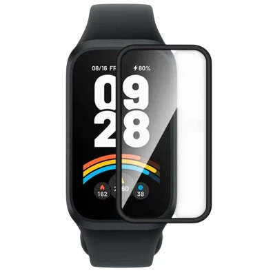 Protector de Pantalla 3D HD Xiaomi Mi Smart Band 9 Active - Marca CROCOCASE