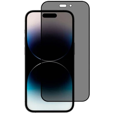 Protector de cristal templado Antiespía para iPhone 14 Pro - Marca CROCOCASE