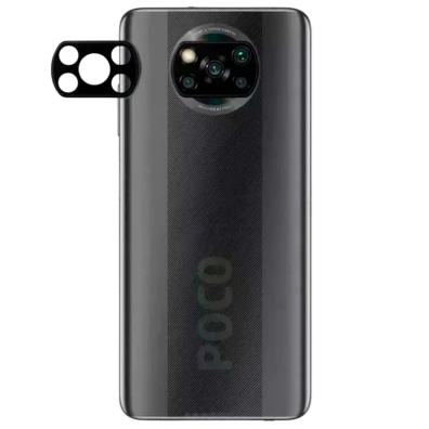 Protector Cámara Xiaomi POCO X3 NFC / POCO X3 Pro Negro - CROCOCASE