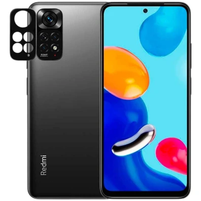Protector de cámara Xiaomi Redmi Note 11S Negro - CROCOCASE