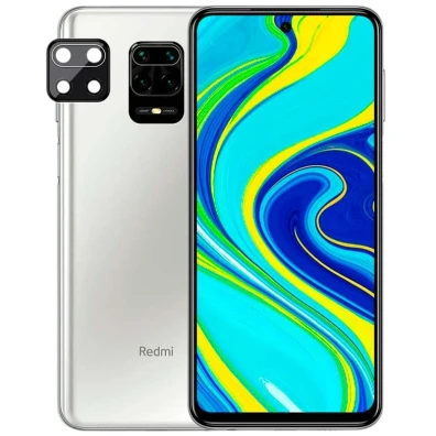 Protector de cámara Xiaomi Redmi Note 9S / 9 Pro Negro - Marca CROCOCASE