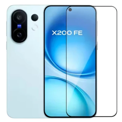 Pack x2 Protector de Cristal Templado Vivo X200 FE Full Screen 3D - Marca CROCOCASE