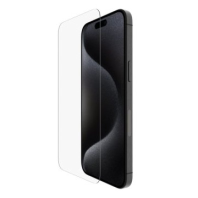 PROTECTOR DE PANTALLA BELKIN IPHONE 15 PRO MAX CRISTAL TEMPLADO SCREENFORCE