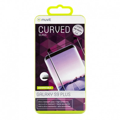 Cristal Templado 0,33mm Curvo 3d Samsung Galaxy S9 Plus Muvit
