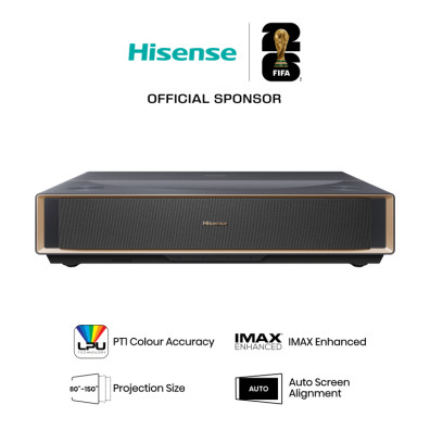 Hisense PT1 Trichroma 4K Proyector Láser Smart TV de Tiro Ultracorto