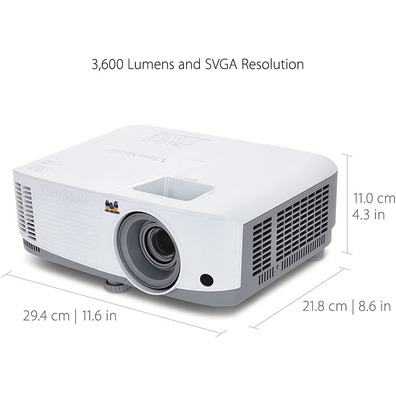 Proyector Viewsonic PA503S 3600 Lumens SVGA